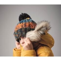 Junior Corkscrew Pom Pom Beanie - Bonnet enfant Corkscrew avec pompon