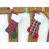 CHAUSSETTE DE NOEL TARTAN 42CM