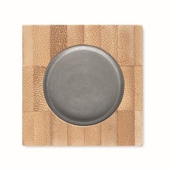 Porte-bougie en bambou