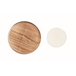  Bougeoir rond avec bougie