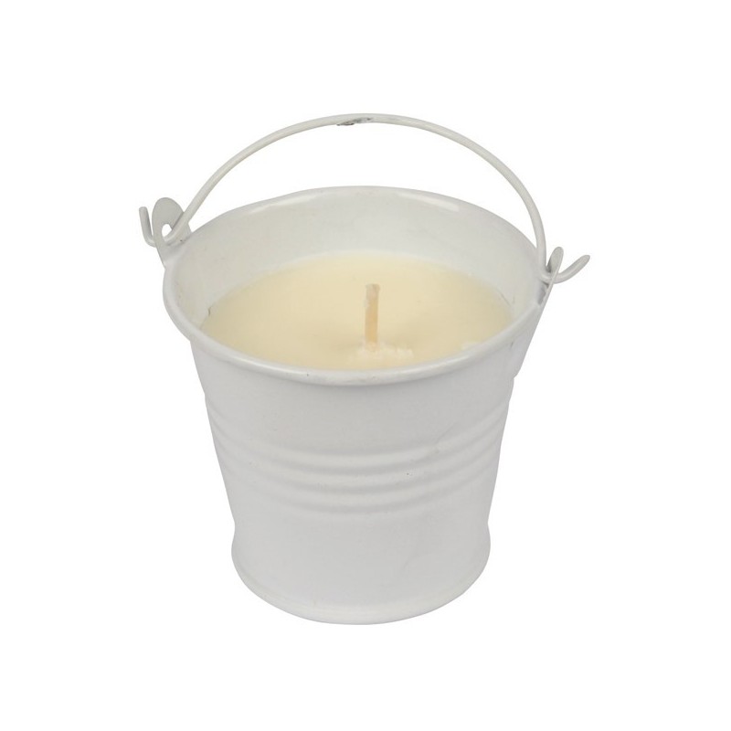 Bougie dans un seau