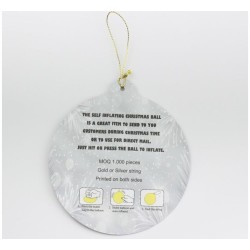 Boule de noël gonflable