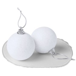 Lot de 6 boules de Noël