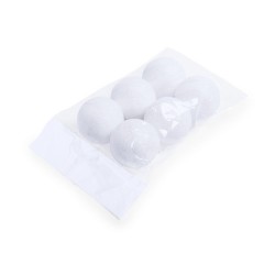 Lot de 6 boules de Noël