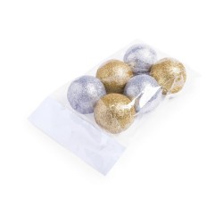 Lot de 6 boules de Noël