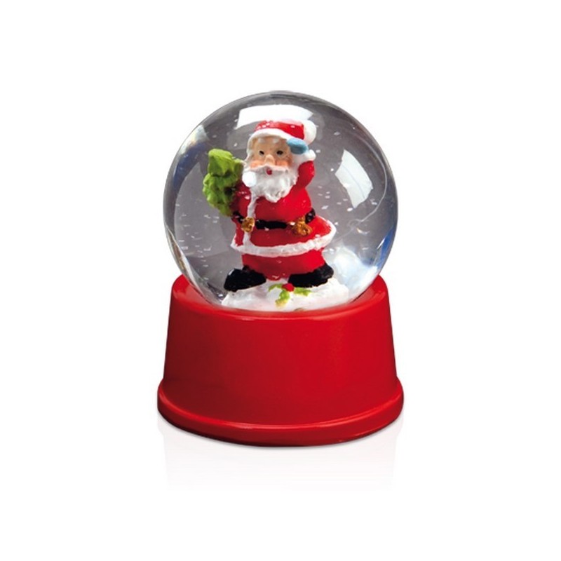 Boule de neige père noel