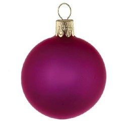 Boules de Noël traditionnelles en verre 834