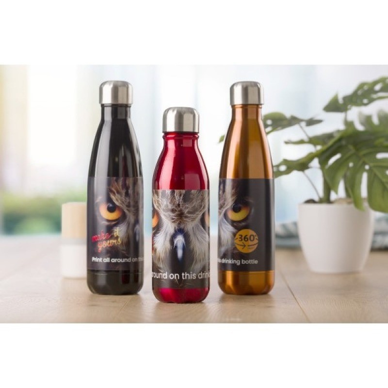 Gourde Isotherme Easy Life 50 Cl - Boîte Cadeau Mondrian, Design Noir, Maintient Le Chaud/froid Gourde Isotherme Easy Life 50 Cl - Boîte Cadeau Mondrian, Design Noir, Maintient Le Chaud/froid