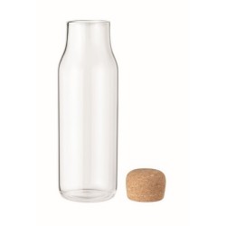 Bouteille verre couvercle liège