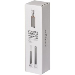Bouteille avec isolation par le vide et couche de cuivre 65cl