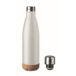 Bouteille double paroi 500 ml avec base en liège
