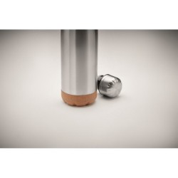 Bouteille double paroi 500 ml avec base en liège