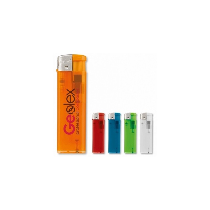 Briquet électronique translucide