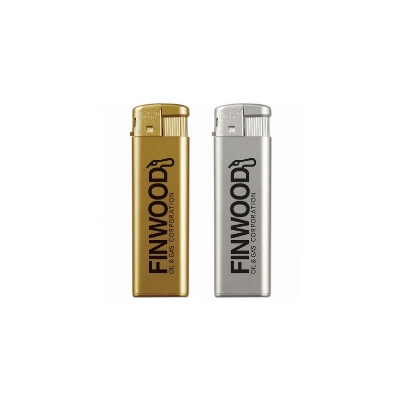 Briquet électronique métallisé