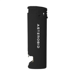 Briquet électronique Flameclub® avec ouvre-bouteille et flamme réglable