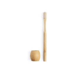 Brosse à dents bambou avec support