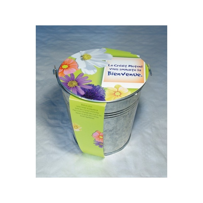 Kit de plantation pot zinc 10cm