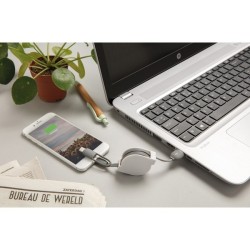 Câble rétractable 3 en 1