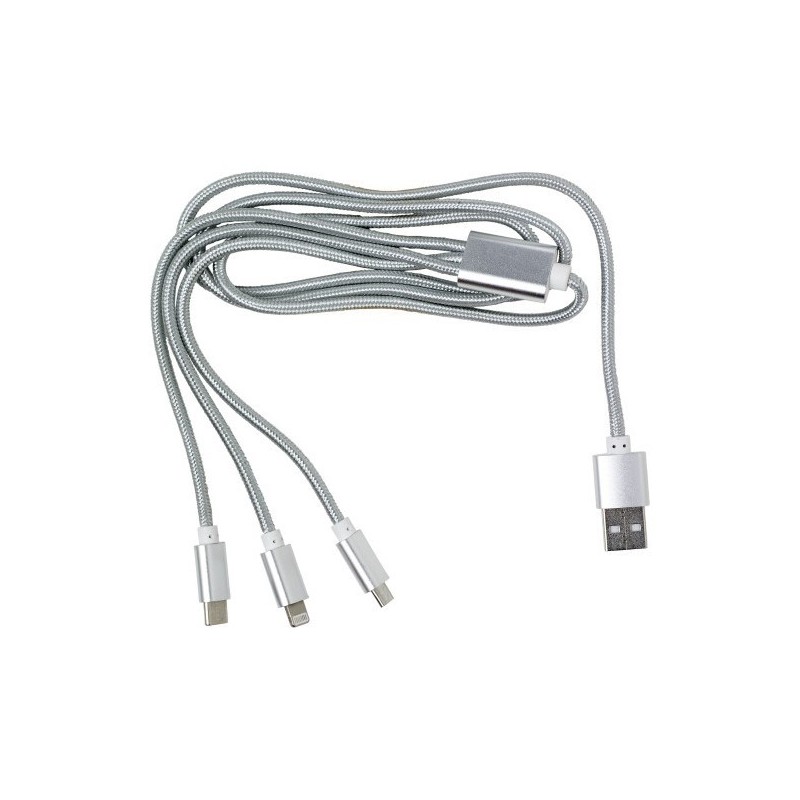 Long câble de charge 3 en 1