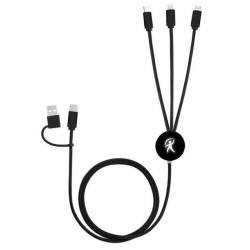 Eko - câble 5 en 1 100% recyclé à charge rapide