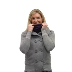 Tour de cou 2 en 1 polaire avec cordon