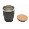 Mug isotherme 'Nagano' avec couvercle en bambou