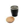 Mug isotherme 'Nagano' avec couvercle en bambou