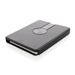 Carnet de notes avec chargeur en PU recyclé RCS Swiss Peak