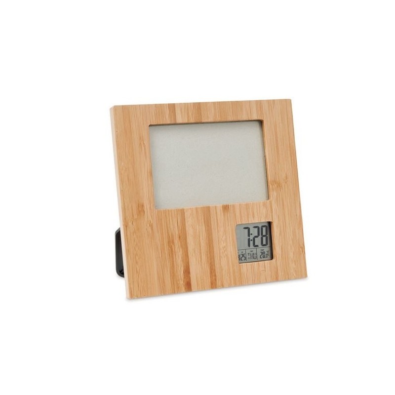 Cadre photo avec station météo