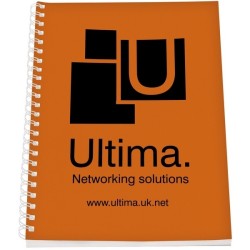 Carnet à spirales A5 avec couverture plastique