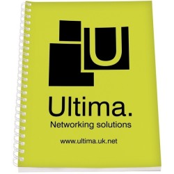 Carnet à spirales A5 avec couverture plastique