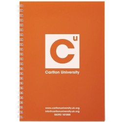 Carnet à spirales A5 avec couverture plastique