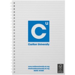 Carnet à spirales A5 avec couverture plastique