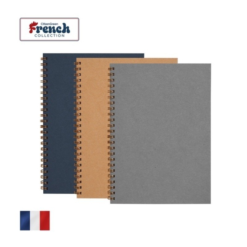 Cahier à spirale A5 fabriqué en France