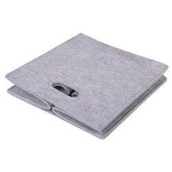 Boîte de rangement en feutre HYGGE