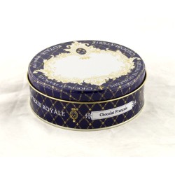 Boîte en métal ronde