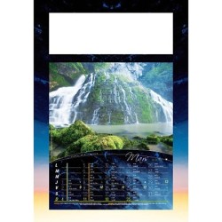 Calendrier illustré 12 feuillets