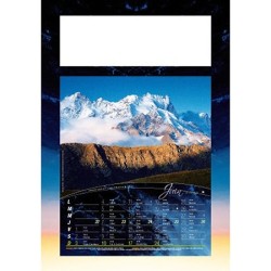 Calendrier illustré 12 feuillets