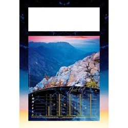 Calendrier illustré 12 feuillets