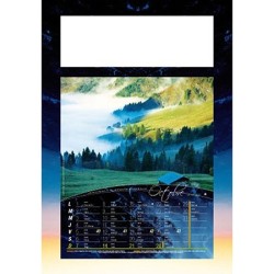 Calendrier illustré 12 feuillets