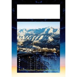 Calendrier illustré 12 feuillets