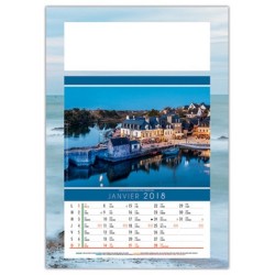 Calendrier illustré 12 feuillets