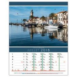Calendrier illustré 12 feuillets