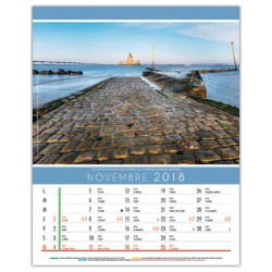 Calendrier illustré 12 feuillets