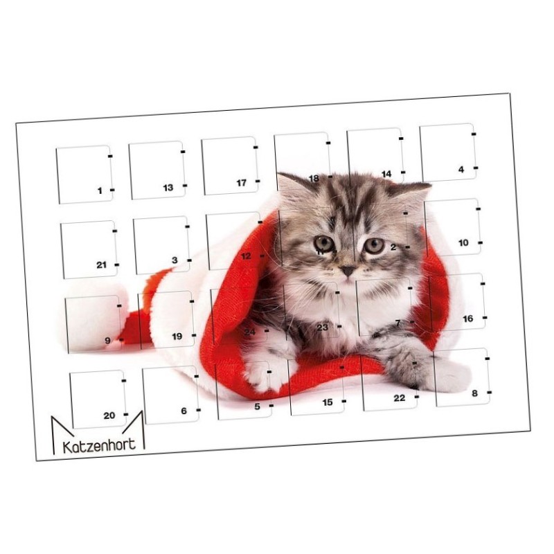 Calendrier de l'avent à poser 23x16cm
