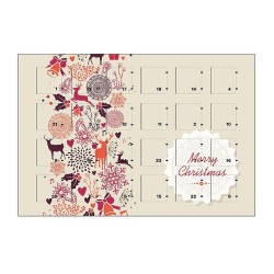Calendrier de l'avent à poser 23x16cm