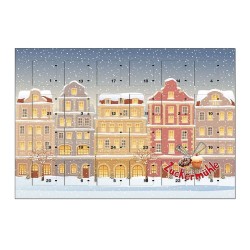 Calendrier de l'avent à poser 23x16cm