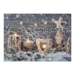 Calendrier de l'avent A4 à accrocher