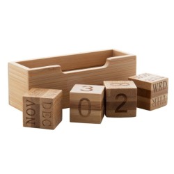 Calendrier perpétuel en bambou