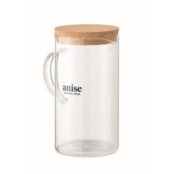 Carafe verre borosilicate 1L